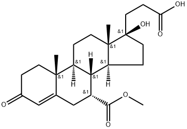 (17R)-17-Hydroxy-3-oxopregn-4-ene-7α,21-dicarboxylic acid 7-methyl ester