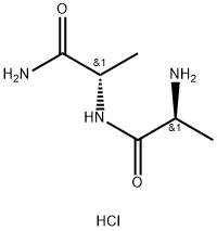 H-ALA-ALA-NH2 HCL Structural