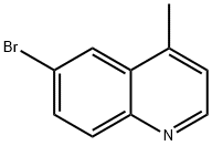 6-Bromo-4-methylquinoline Structural