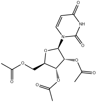 2',3',5'-Tri-O-acetyluridine Structural