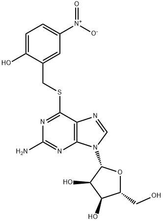 S-(2-HYDROXY-5-NITROBENZYL)-6-THIOGUANOSINE