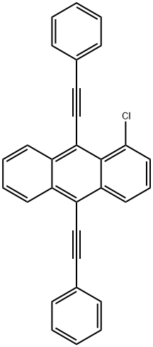 9,10-Bis(phenylethynl)-1-chloroanthracene