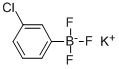 POTASSIUM (3-CHLOROPHENYL)TRIFLUOROBORATE Structural