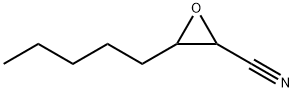 Oxiranecarbonitrile,  3-pentyl-  (9CI) Structural