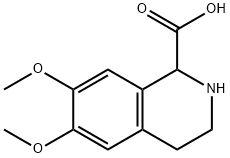 6,7-DIMETHOXY-1,2,3,4-TETRAHYDRO-1-ISOQUINOLINECARBOXYLIC ACID Structural