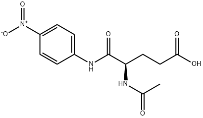 Pentanoic acid, 4-(acetylamino)-5-((4-nitrophenyl)amino)-5-oxo-, (R)- Structural