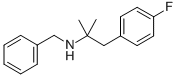 N-Benzyl-1-(4-fluorophenyl)-2-methyl-2-aminopropane Structural