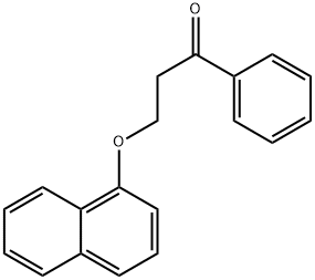 3-(1-Naphthalenyloxy)propiophenone Structural