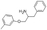 1-BENZYL-2-(3-METHYLPHENOXY)ETHYLAMINE Structural