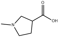 1-METHYL-PYRROLIDINE-3-CARBOXYLIC ACID HYDROCHLORIDE Structural