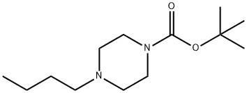 1-Boc-4-butylpiperazine Structural