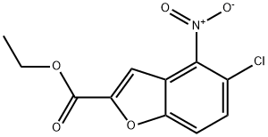 ETHYL 5-CHLORO-4-NITRO-1-BENZOFURAN-2-CARBOXYLATE