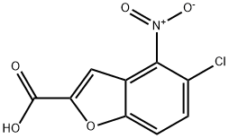 5-CHLORO-4-NITRO-1-BENZOFURAN-2-CARBOXYLIC ACID