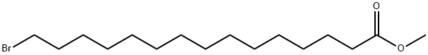 Pentadecanoic acid, 15-bromo-, methyl ester Structural