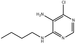 N4-BUTYL-6-CHLORO-PYRIMIDINE-4,5-DIAMINE Structural