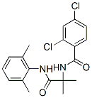 Benzamide, 2,4-dichloro-N-[2-[(2,6-dimethylphenyl)amino]-1,1-dimethyl-2-oxoethyl]- (9CI) Structural