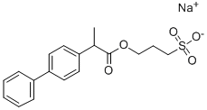 4-Phenyl-alpha-methylphenylacetate-gamma-propylsulfonate sodium salt Structural