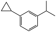 Benzene, 1-cyclopropyl-3-(1-methylethyl)- (9CI) Structural