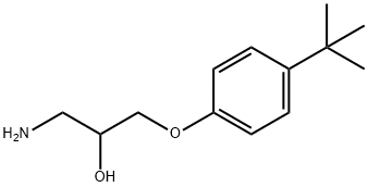 1-AMINO-3-(4-TERT-BUTYL-PHENOXY)-PROPAN-2-OL Structural