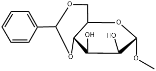 METHYL 4,6-O-BENZYLIDENE-A-D-MANNOPYRANOSIDE Structural