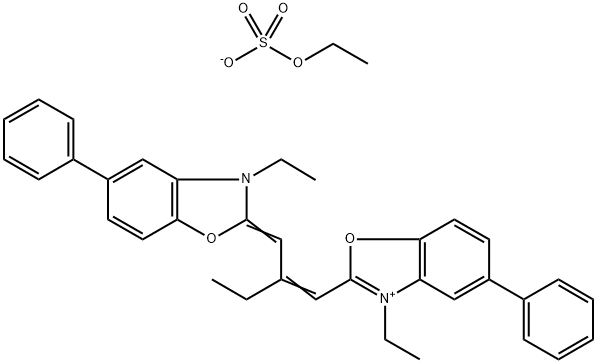 3-ETHYL-2-(2-[(3-ETHYL-5-PHENYL-2(3H)-BENZOXAZOLINYLIDENE) METHYL]-1-BUTENYL )-5-PHENYL BENZOXAZOLIUM ETHYL SULFATE