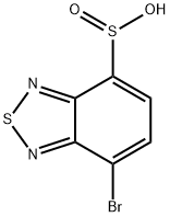 7-BROMO-2,1,3-BENZOTHIADIAZOLE-4-SULFINIC ACID Structural