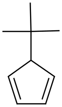 T-BUTYLCYCLOPENTADIENE Structural