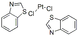 dichlorbis(benzothiazole)platinum(II) Structural