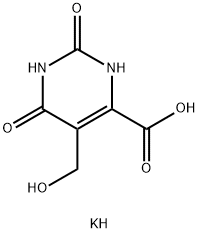 5-HYDROXYMETHYLOROTIC ACID POTASSIUM SALT Structural