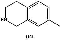 7-METHYL-1,2,3,4-TETRAHYDRO-ISOQUINOLINE HYDROCHLORIDE Structural