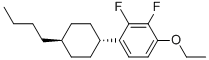 TRANS-1-(4-BUTYL-CYCLOHEXYL)-4-ETHOXY-2,3-DIFLUORO-BENZENE Structural