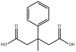 3-methyl-3-phenylglutaric acid  Structural