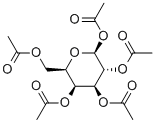 beta-D-Galactose pentaacetate Structural