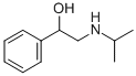 1-phenyl-2-(propan-2-ylamino)ethanol Structural