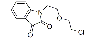 1-[2-(2-CHLOROETHOXY)ETHYL]-5-METHYL-1H-INDOLE-2,3-DIONE Structural