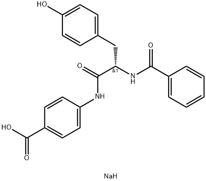 BZ-TYR-4-ABZ-OH SODIUM SALT,BZ-TYR-4-ABZ-OH NA SALT,BENTIROMIDE,bentiromide sodium,Bentiromide,  N-Benzoyl-L-tyrosyl-4-aminobenzoic  acid  sodium  salt