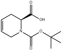 (S)-N-Boc-1,2,3,6-Tetrahydro-2-picolinic  acid Structural