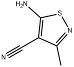 5-Amino-3-methyl-isothiazole-4-carbonitrile Structural