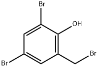 ALPHA,3,5-TRIBROMO-2-HYDROXYTOLUENE Structural