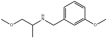 (3-METHOXY-BENZYL)-(2-METHOXY-1-METHYL-ETHYL)-AMINE Structural