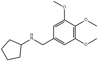 N-(3,4,5-trimethoxybenzyl)cyclopentanamine Structural