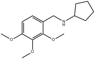 CYCLOPENTYL-(2,3,4-TRIMETHOXY-BENZYL)-AMINE Structural