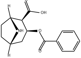 BENZOYL NORECGONINE Structural