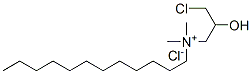 (3-chloro-2-hydroxypropyl)dodecyldimethylammonium chloride Structural