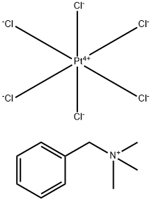 TRIMETHYLBENZYLAMMONIUMHEXACHLOROPLATINATE (IV)