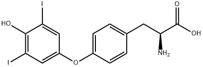 O-(4-hydroxy-3,5-diiodophenyl)-L-tyrosine Structural