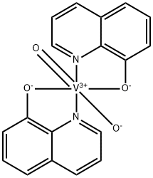 OXOHYDROXYBIS(8-HYDROXYQUINOLINO)VANADIUM(V) Structural