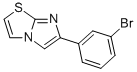 6-(3-BROMO-PHENYL)-IMIDAZO[2,1-B]THIAZOLE Structural