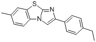 2-(4-ETHYLPHENYL)-7-METHYLIMIDAZO[2,1-B]BENZOTHIAZOLE Structural