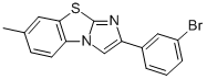 2-(3-BROMOPHENYL)-7-METHYLIMIDAZO[2,1-B]BENZOTHIAZOLE